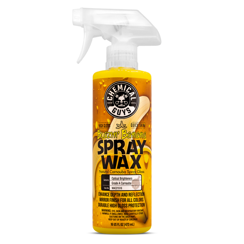 Chemical Guys - Blazin Banana Carnauba Spray Wax - 16oz