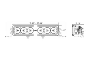 VISION X LED GRILLE - GMC DURAMAX (2015-2019)
