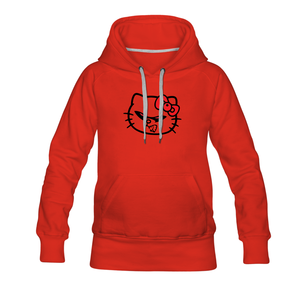 HELL-O Kitty Women’s Hoodie - red