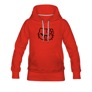 HELL-O Kitty Women’s Hoodie - red