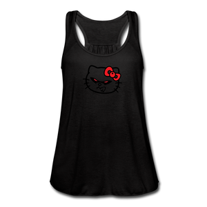 HELL-O Kitty Flowy Tank Top - black