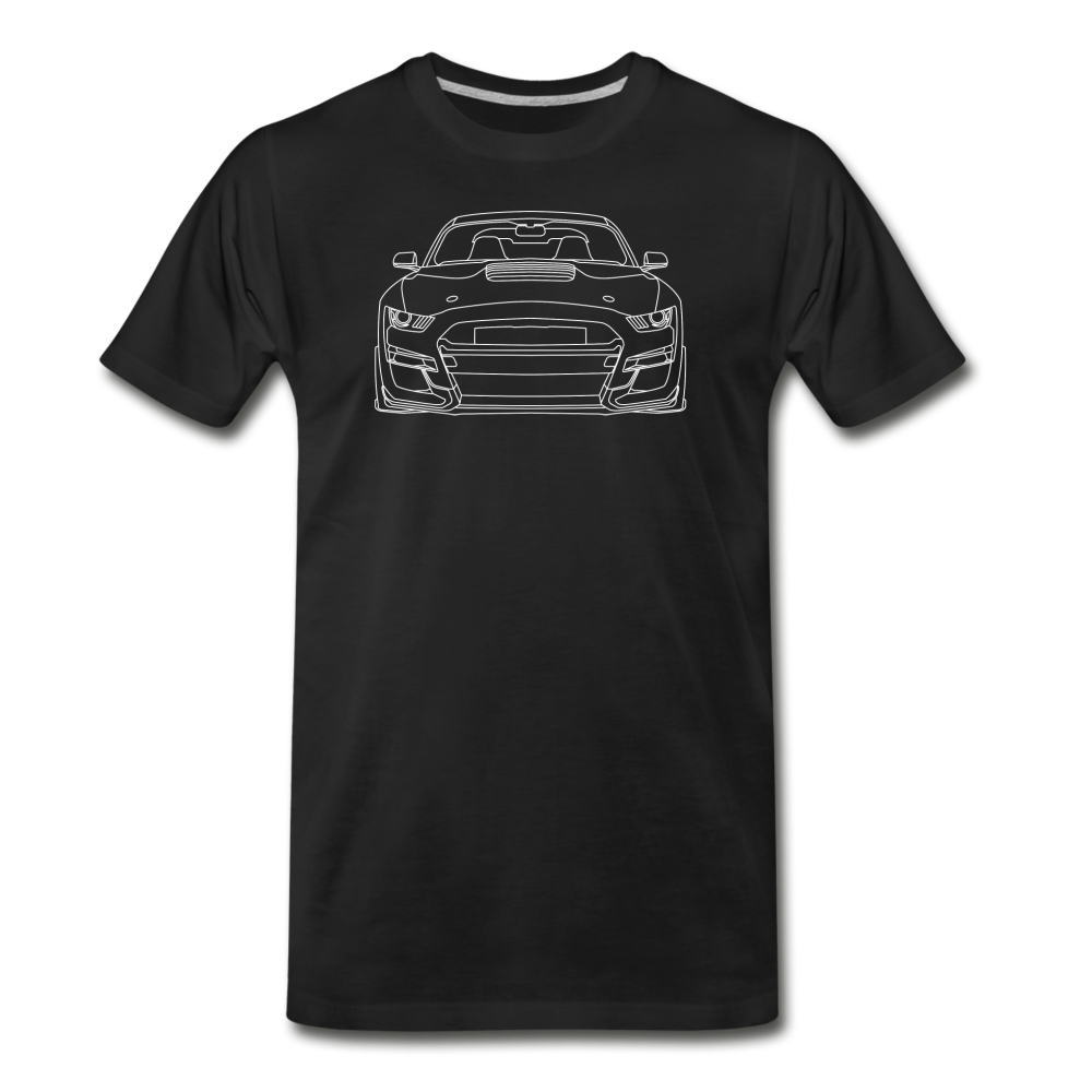 GT500 Wire Frame T-Shirt - black