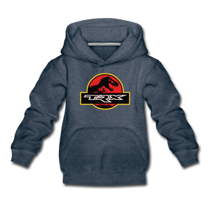 Jurassic TRX Kids‘ Hoodie - heather denim