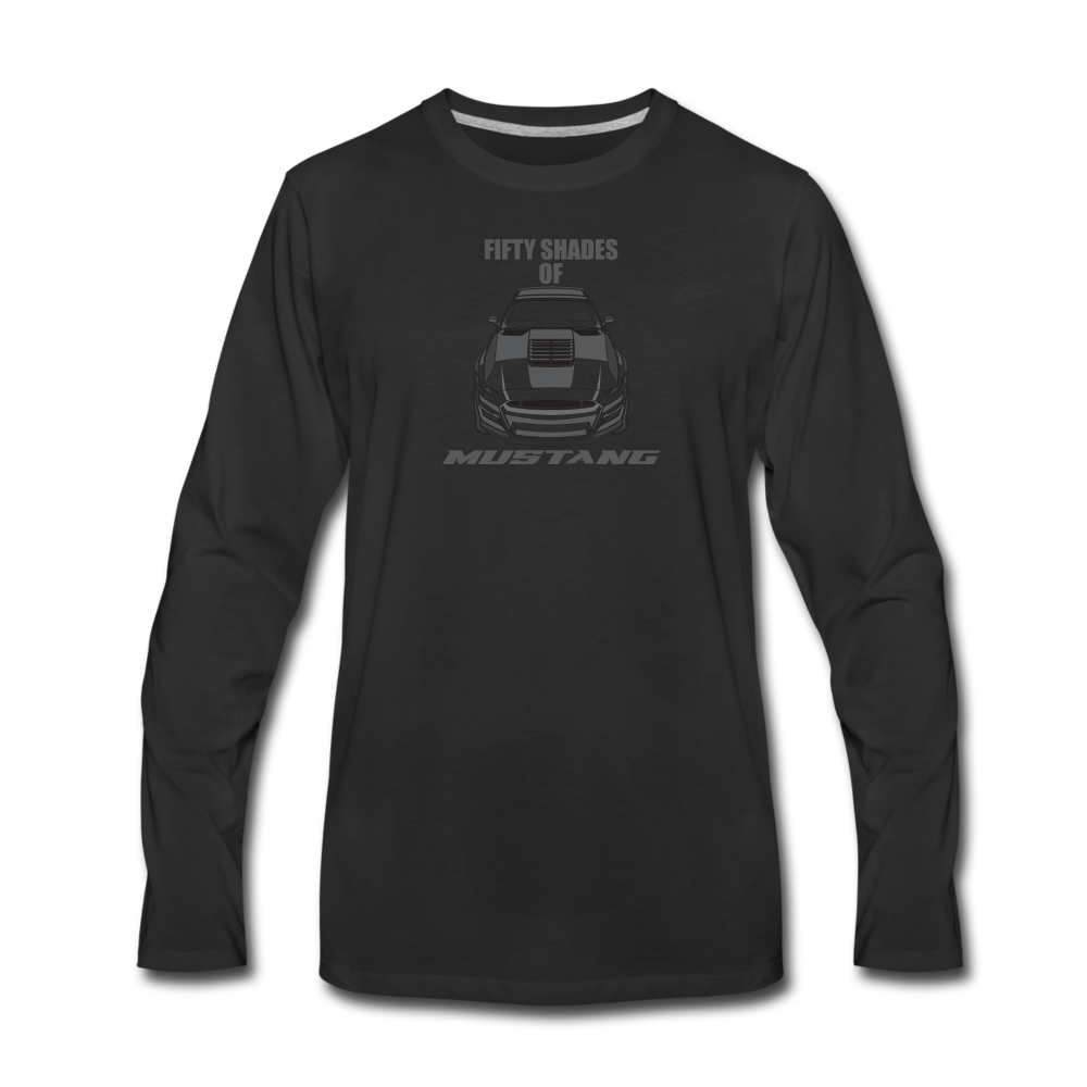 Fifty Shades Of Mustang Men's Long Sleeve T-Shirt - black