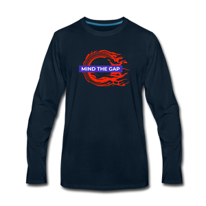 Mind The Gap Men's Long Sleeve T-Shirt - deep navy