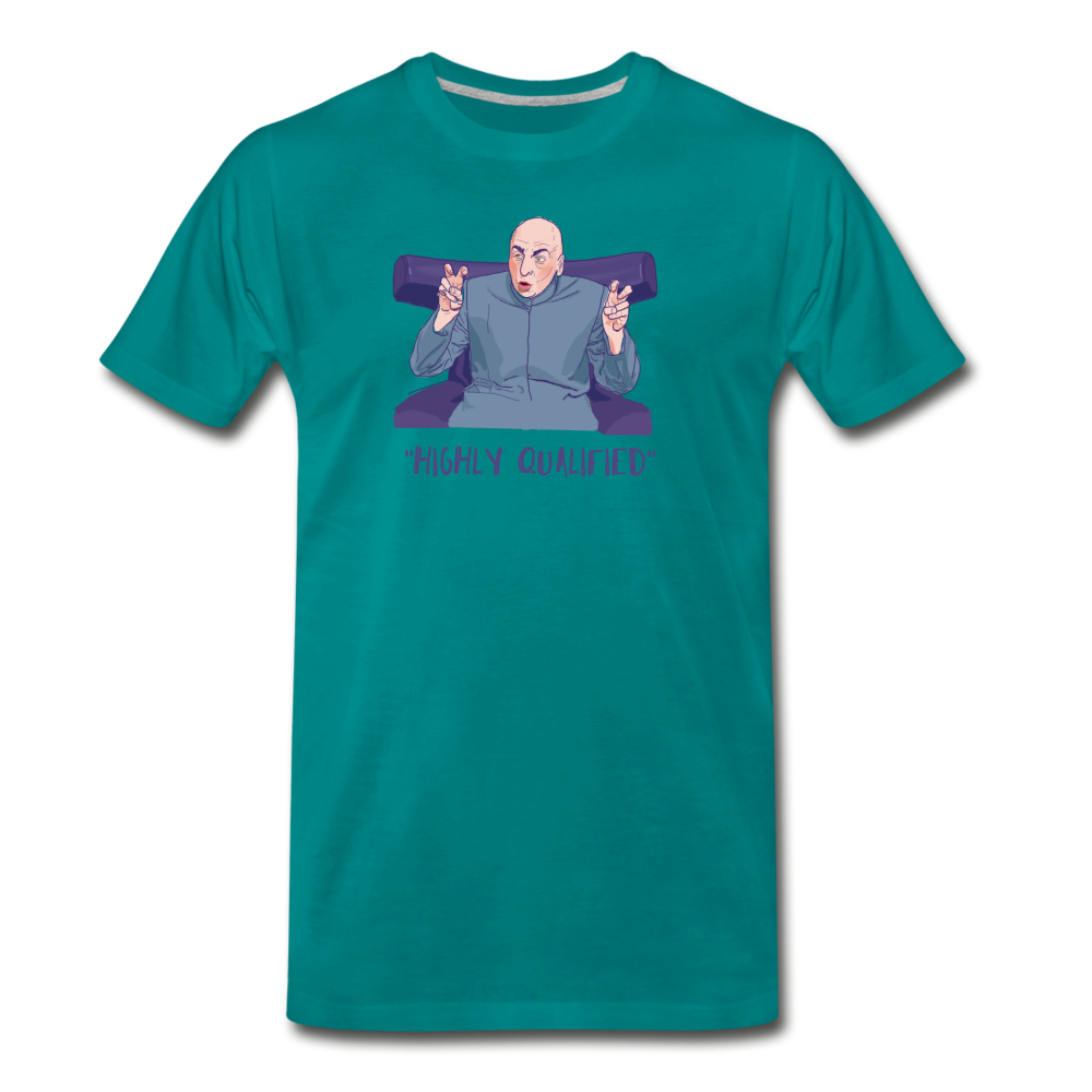 Highly Qualified Men's T-Shirt - teal