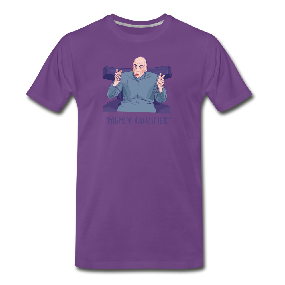 Highly Qualified Men's T-Shirt - purple