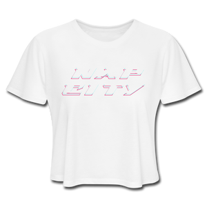 Nap City Women's Cropped T-Shirt - white