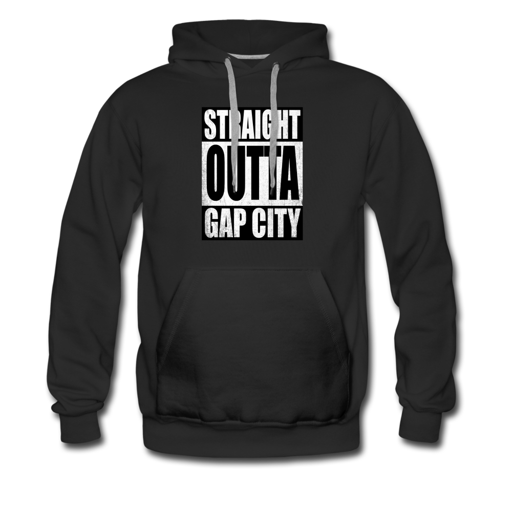 Straight Outta Gap City Men’s Hoodie - black