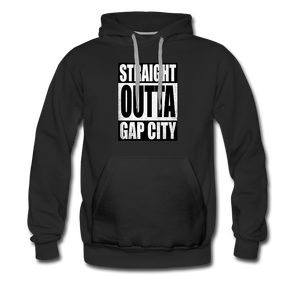 Straight Outta Gap City Men’s Hoodie - black
