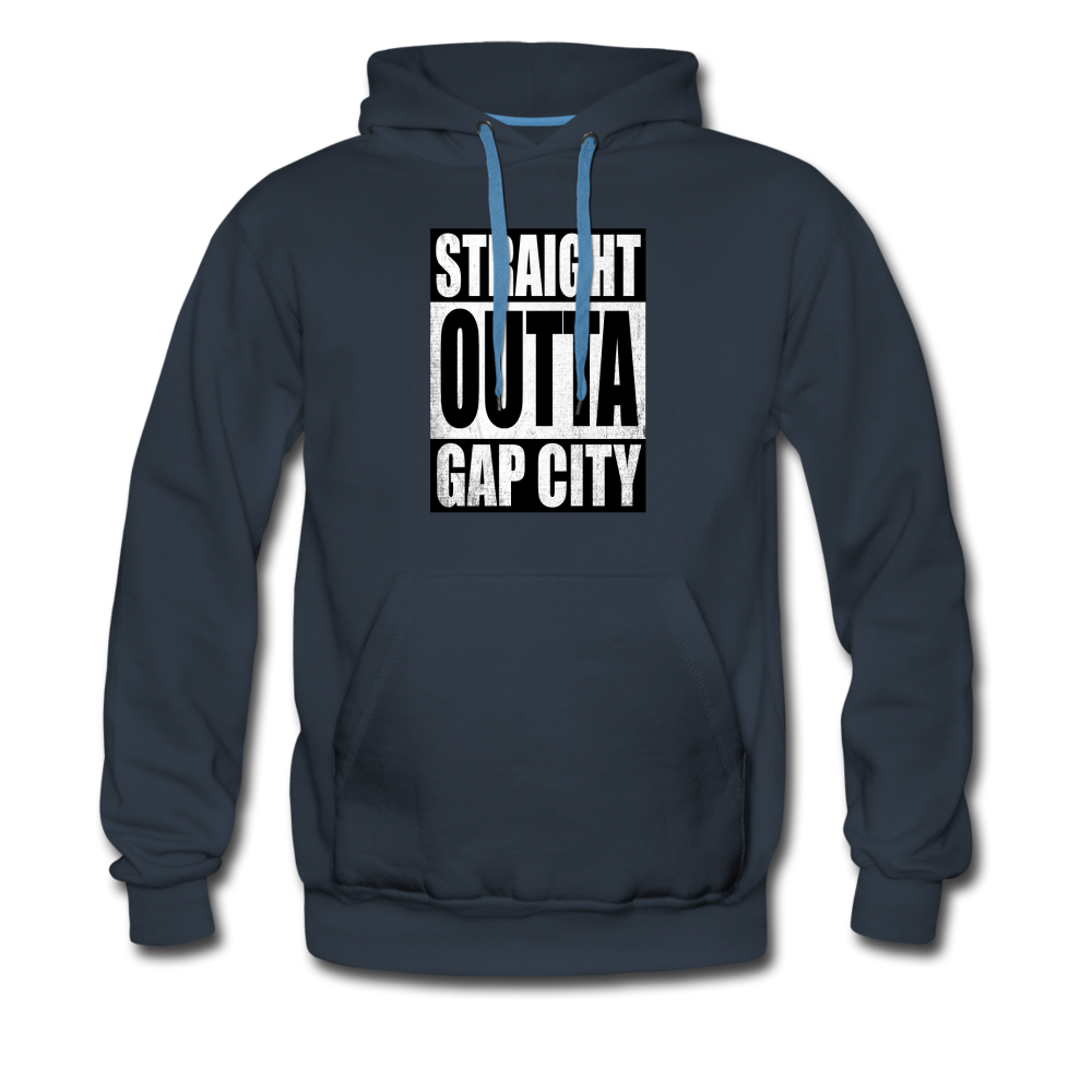Straight Outta Gap City Men’s Hoodie - navy