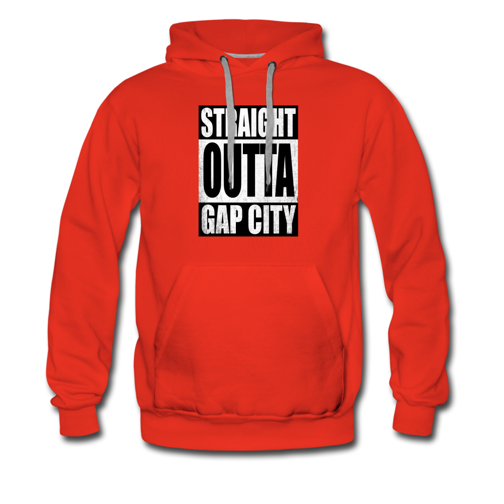 Straight Outta Gap City Men’s Hoodie - red