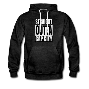 Straight Outta Gap City Men’s Hoodie - charcoal gray