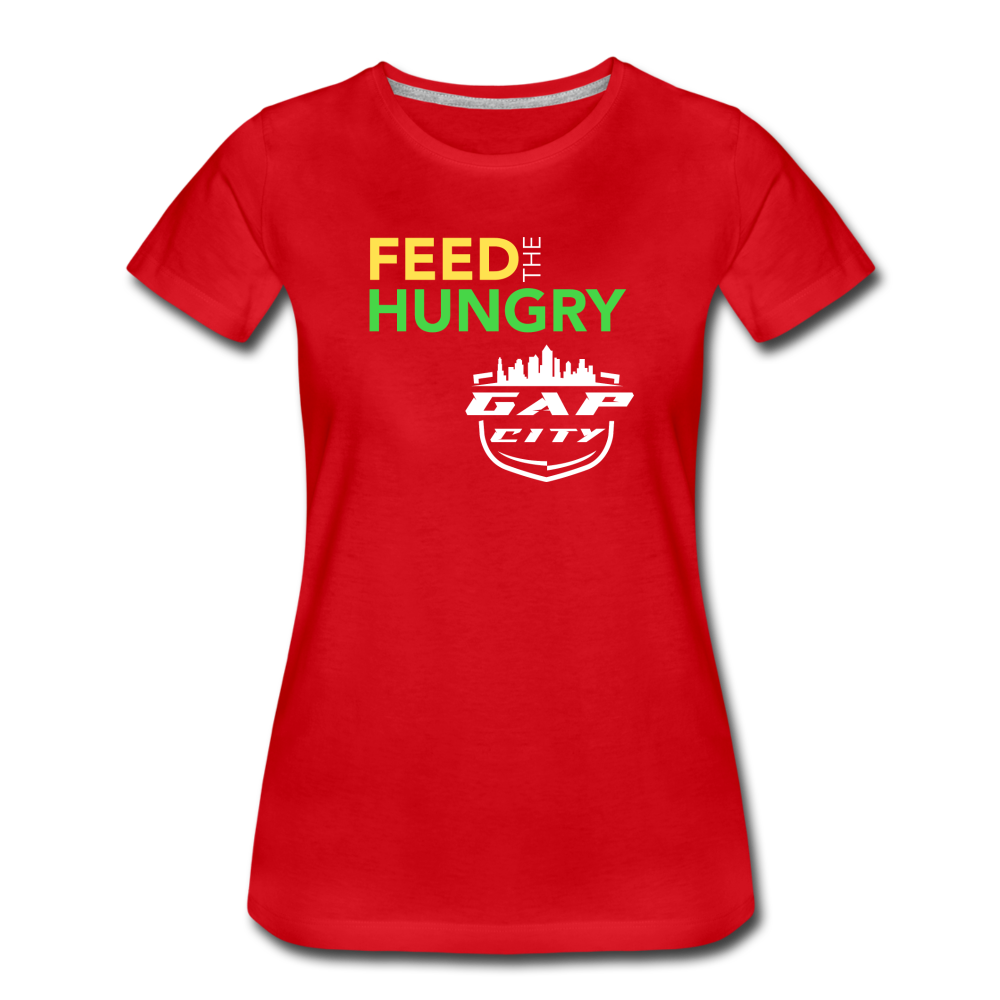 Feed The Hungry Women’s T-Shirt - red