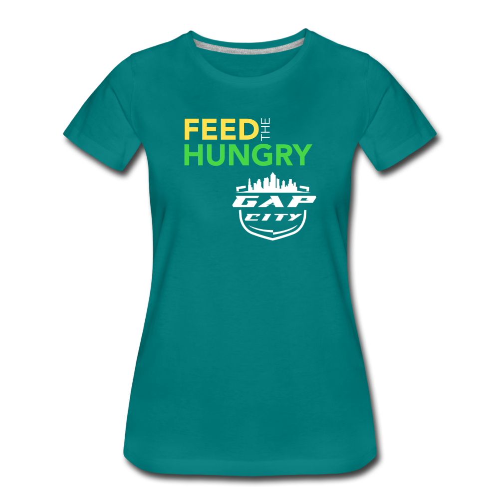 Feed The Hungry Women’s T-Shirt - teal