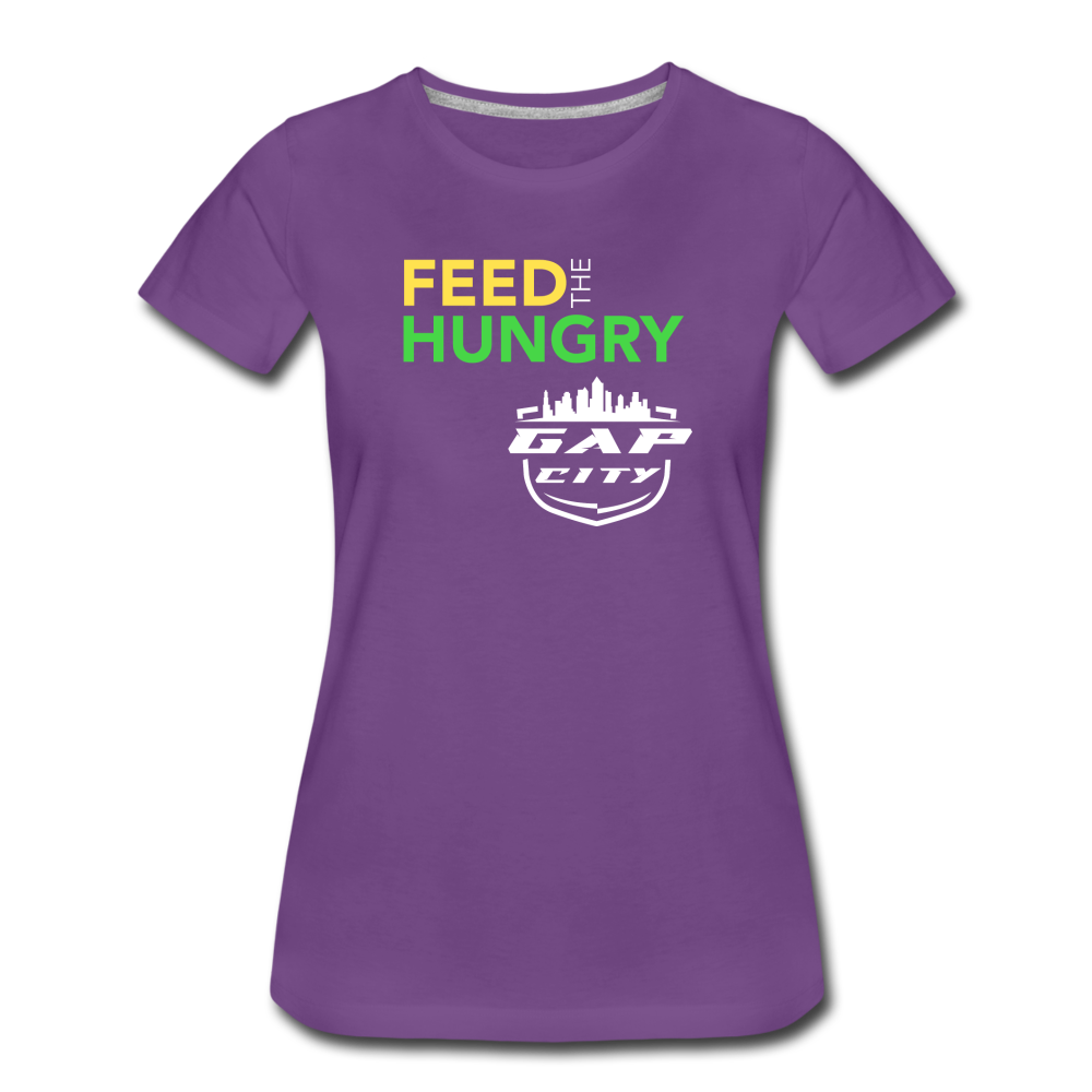 Feed The Hungry Women’s T-Shirt - purple