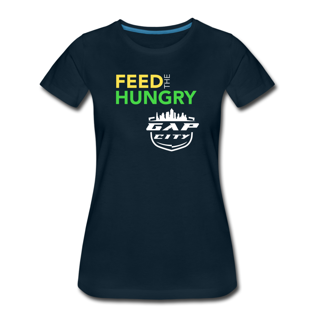 Feed The Hungry Women’s T-Shirt - deep navy