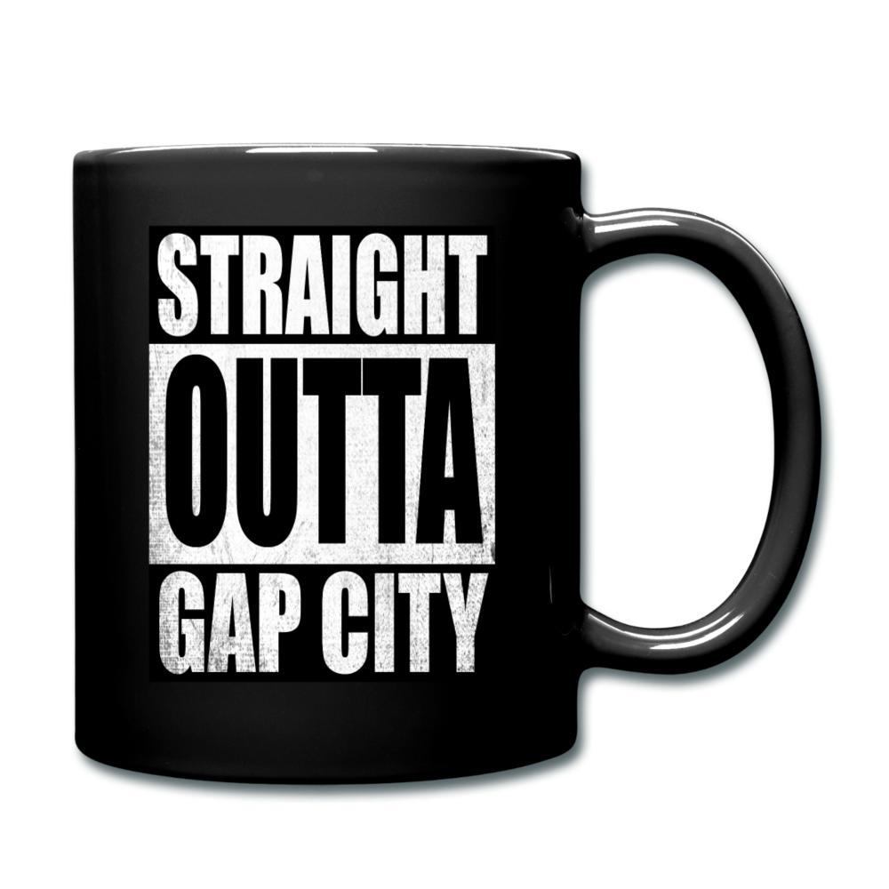 Straight Outta Gap City Coffee Mug - black