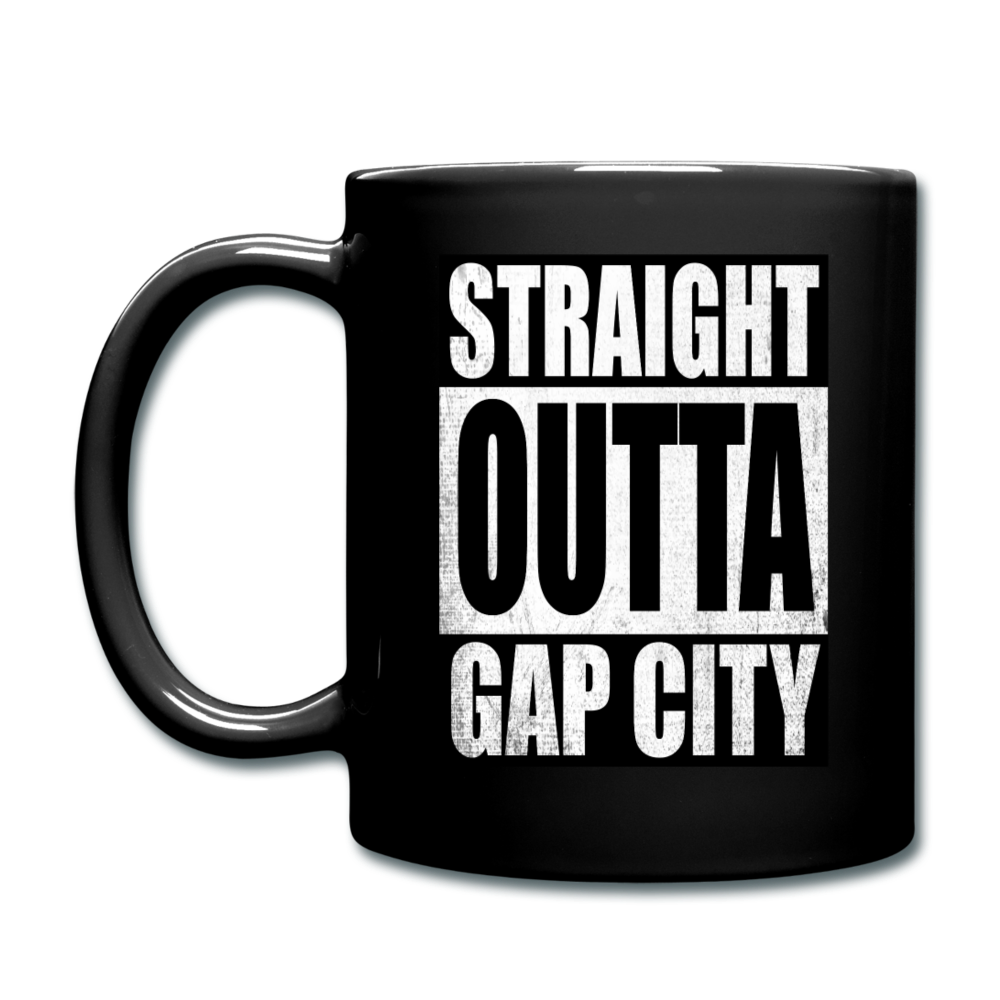 Straight Outta Gap City Coffee Mug - black