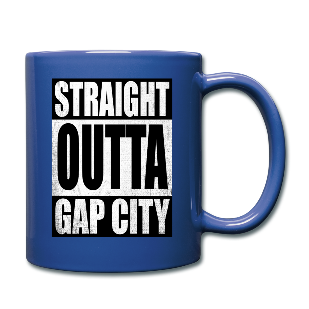 Straight Outta Gap City Coffee Mug - royal blue