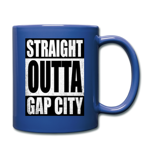 Straight Outta Gap City Coffee Mug - royal blue