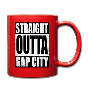Straight Outta Gap City Coffee Mug - red