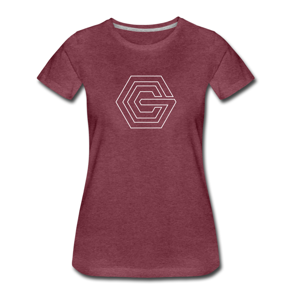 Hexagon GC Women’s T-Shirt - heather burgundy