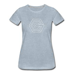 Hexagon GC Women’s T-Shirt - heather ice blue