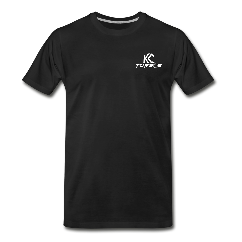 KC Turbos Eagle Men's T-Shirt - black