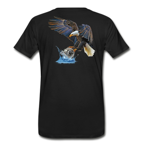 KC Turbos Eagle Men's T-Shirt - black