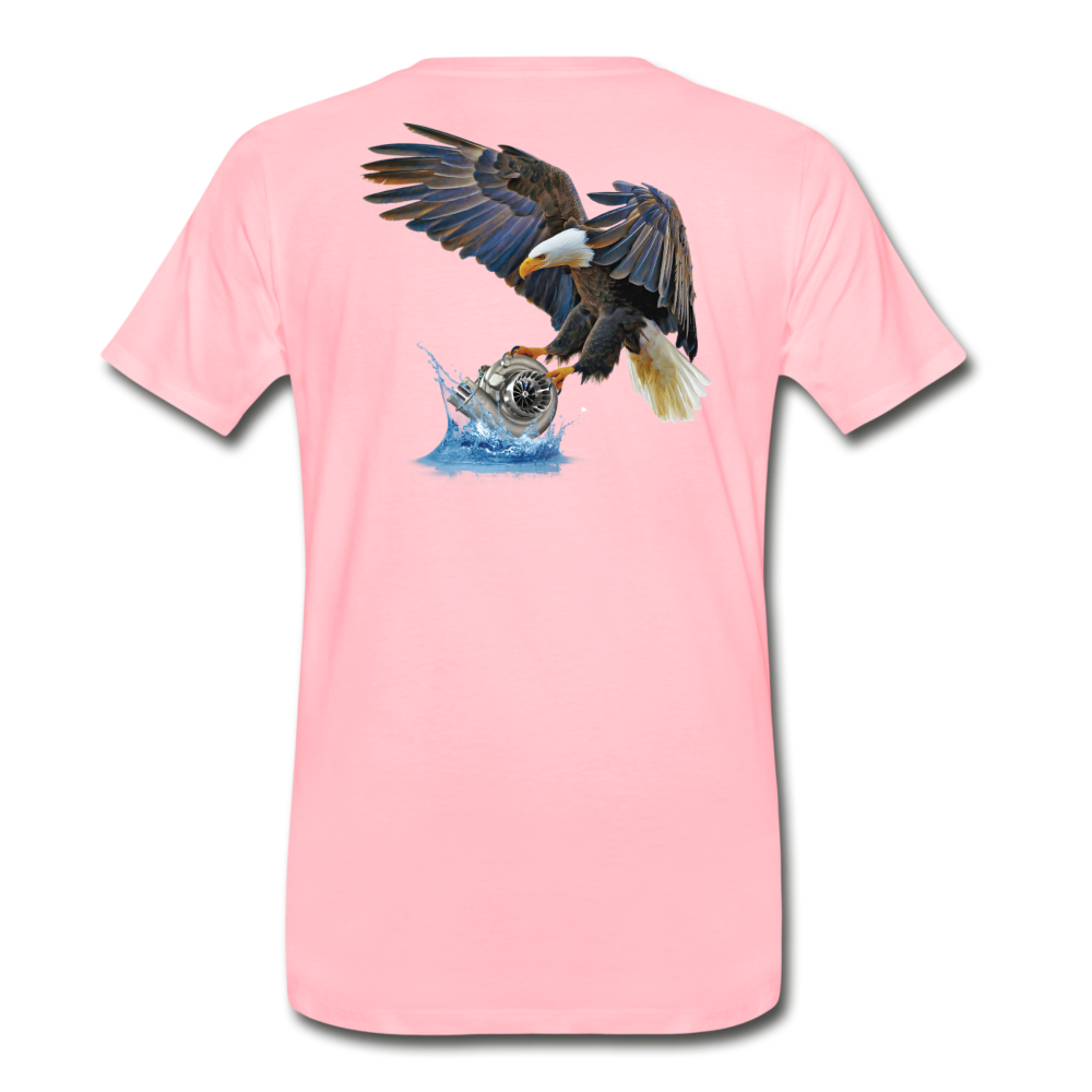 KC Turbos Eagle Men's T-Shirt - pink