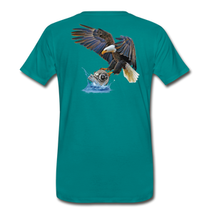KC Turbos Eagle Men's T-Shirt - teal