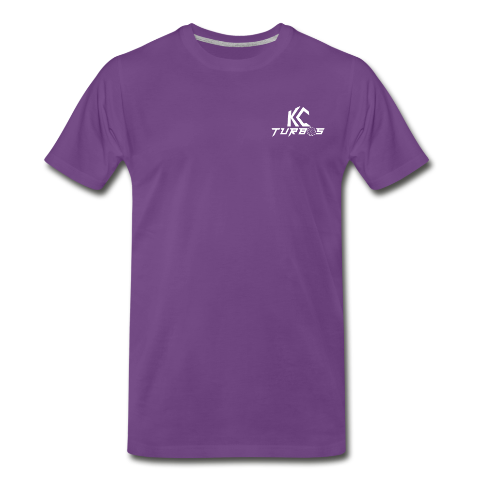KC Turbos Eagle Men's T-Shirt - purple