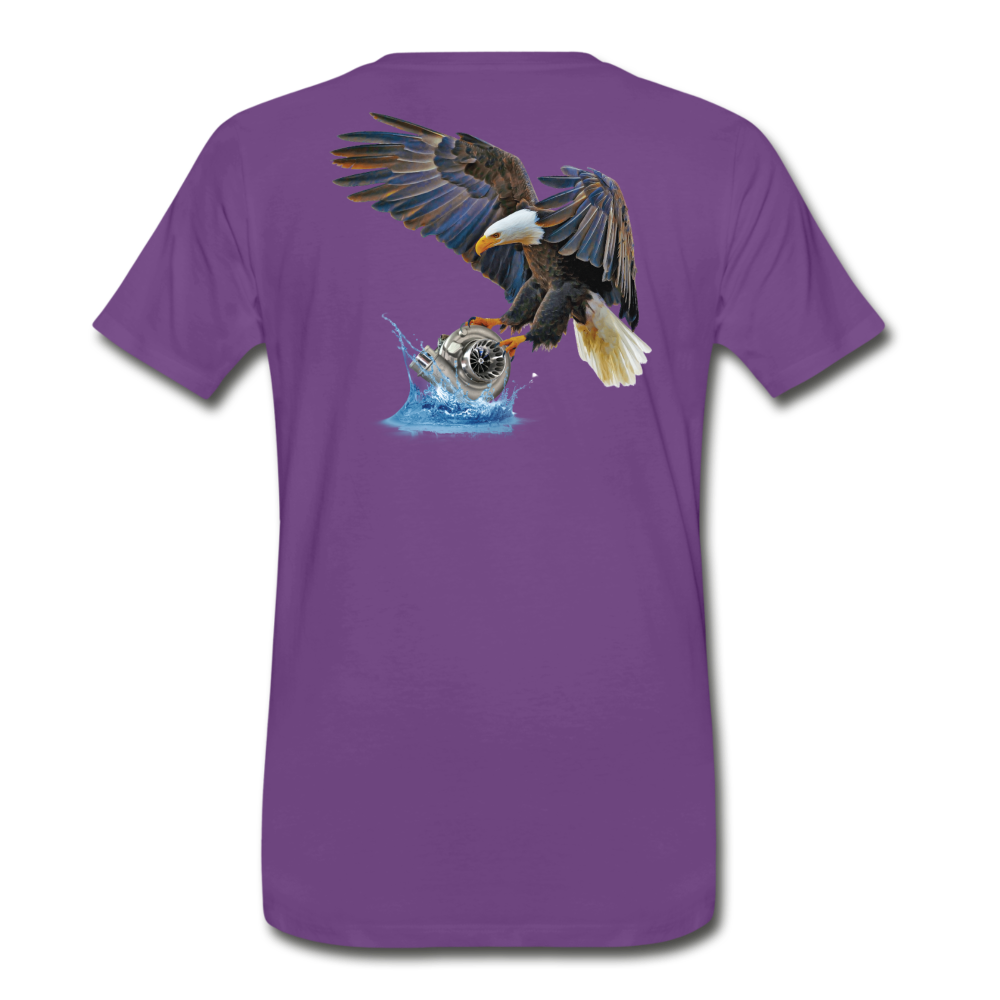 KC Turbos Eagle Men's T-Shirt - purple