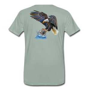 KC Turbos Eagle Men's T-Shirt - steel green