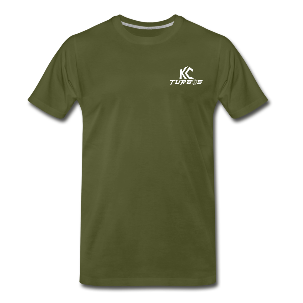 KC Turbos Eagle Men's T-Shirt - olive green