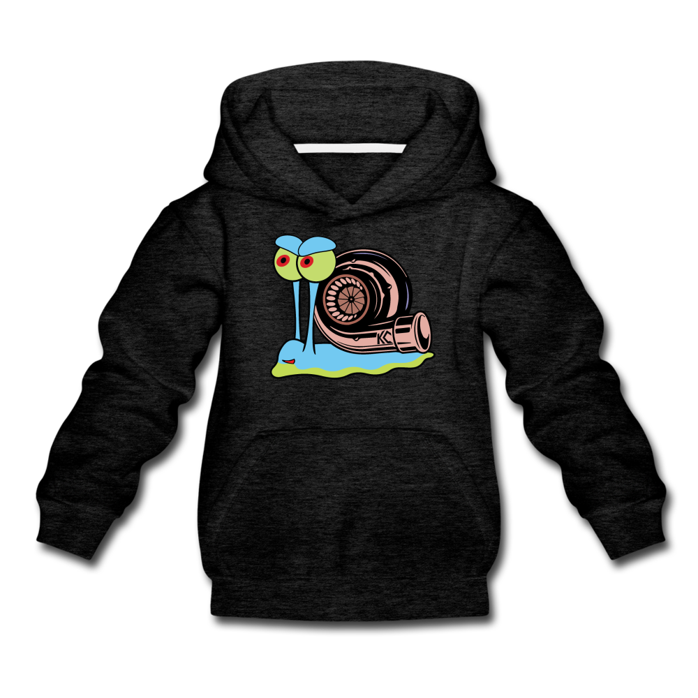 KC Turbos Turbo'd Gary Kids‘ Hoodie - charcoal gray
