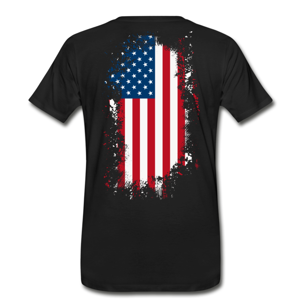 KC Turbos Patriotic Men's T-Shirt - black