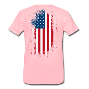 KC Turbos Patriotic Men's T-Shirt - pink