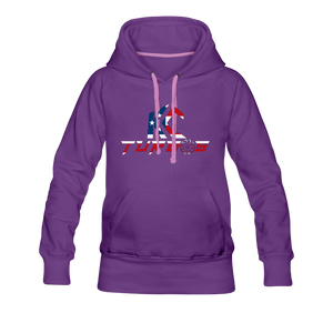 KC Turbos Patriotic Women’s Hoodie - purple