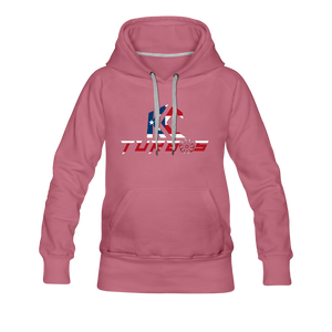 KC Turbos Patriotic Women’s Hoodie - mauve