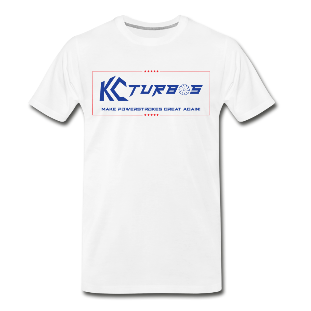 KC Turbos MPGA Men's T-Shirt - white