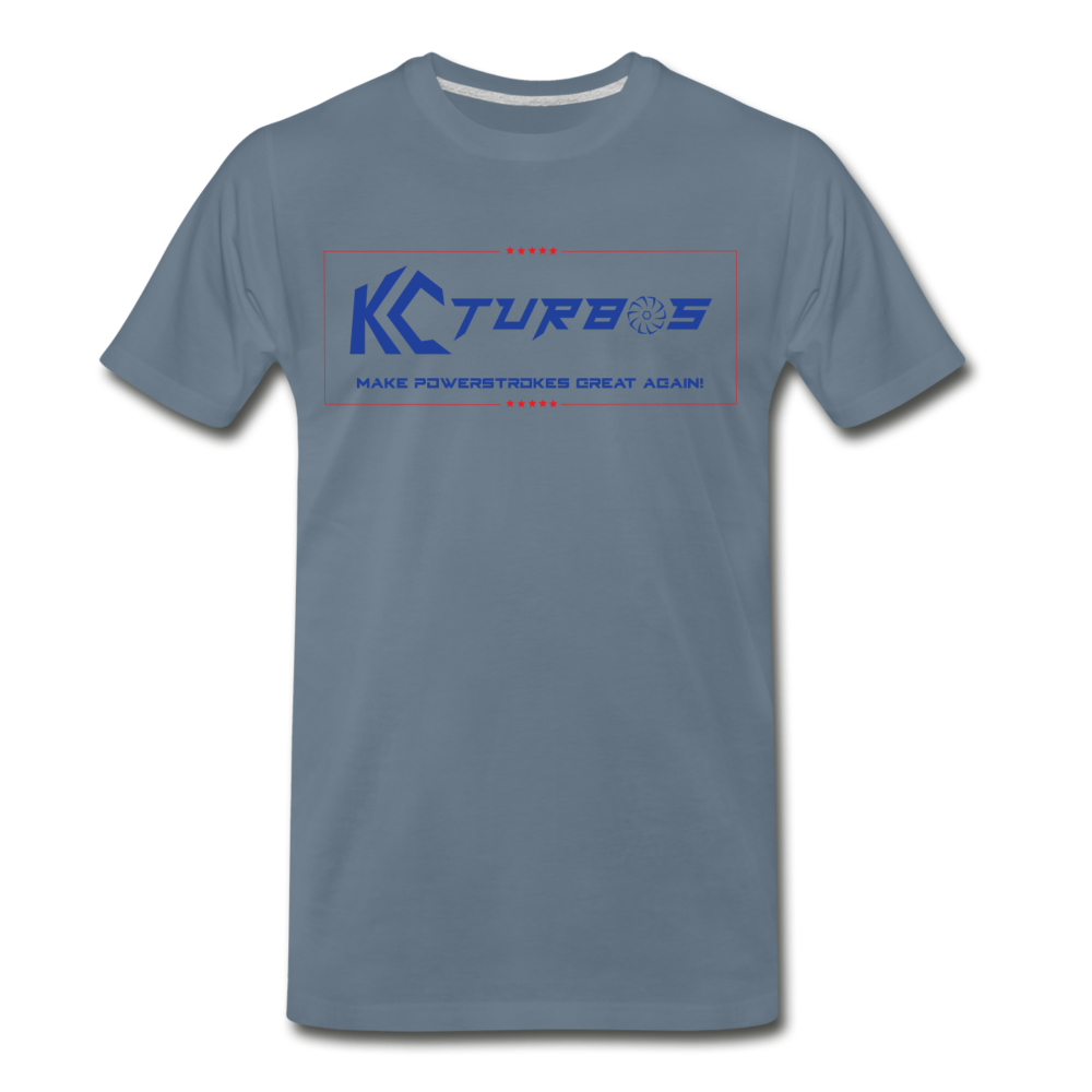KC Turbos MPGA Men's T-Shirt - steel blue