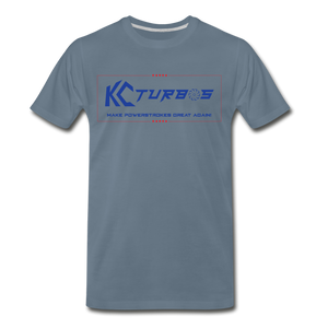 KC Turbos MPGA Men's T-Shirt - steel blue