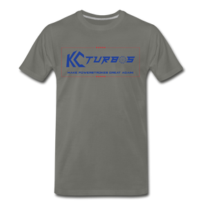 KC Turbos MPGA Men's T-Shirt - asphalt gray