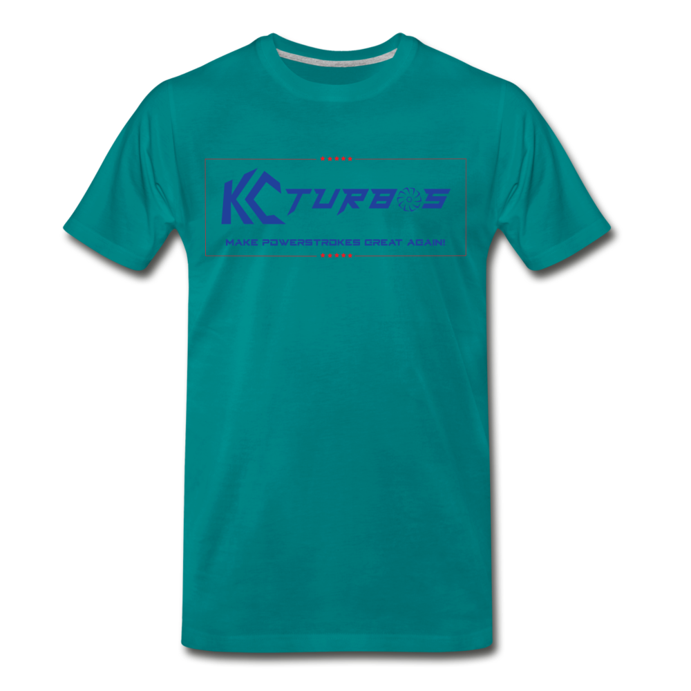 KC Turbos MPGA Men's T-Shirt - teal