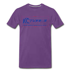 KC Turbos MPGA Men's T-Shirt - purple
