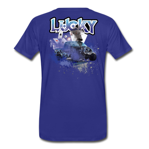 KC Turbos "Lucky" Men's T-Shirt - royal blue