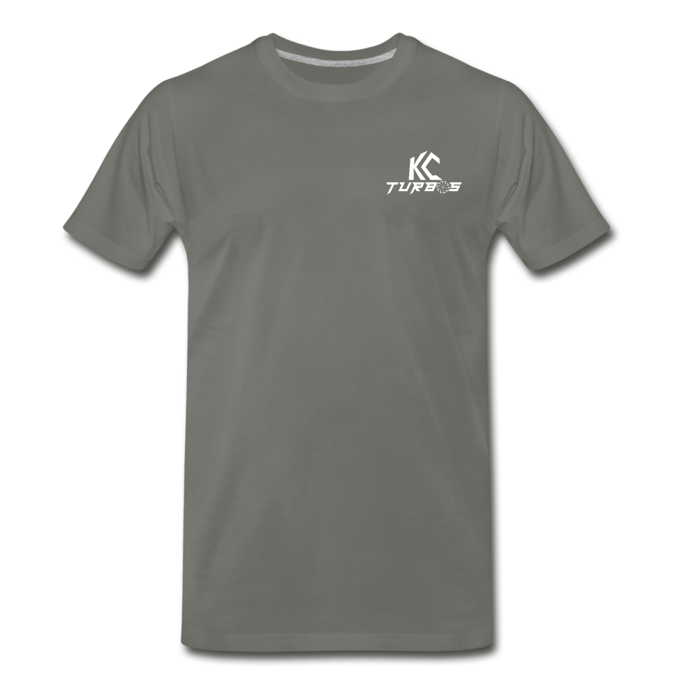KC Turbos "Lucky" Men's T-Shirt - asphalt gray