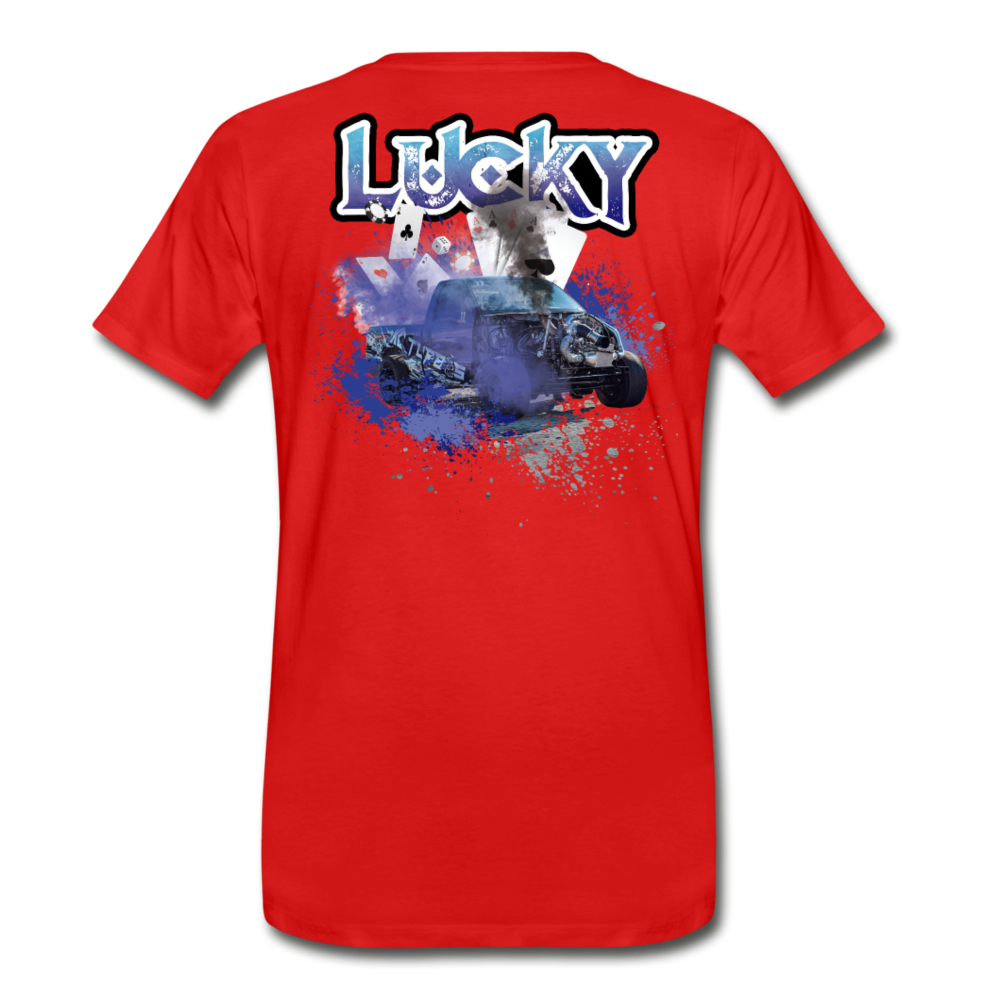 KC Turbos "Lucky" Men's T-Shirt - red
